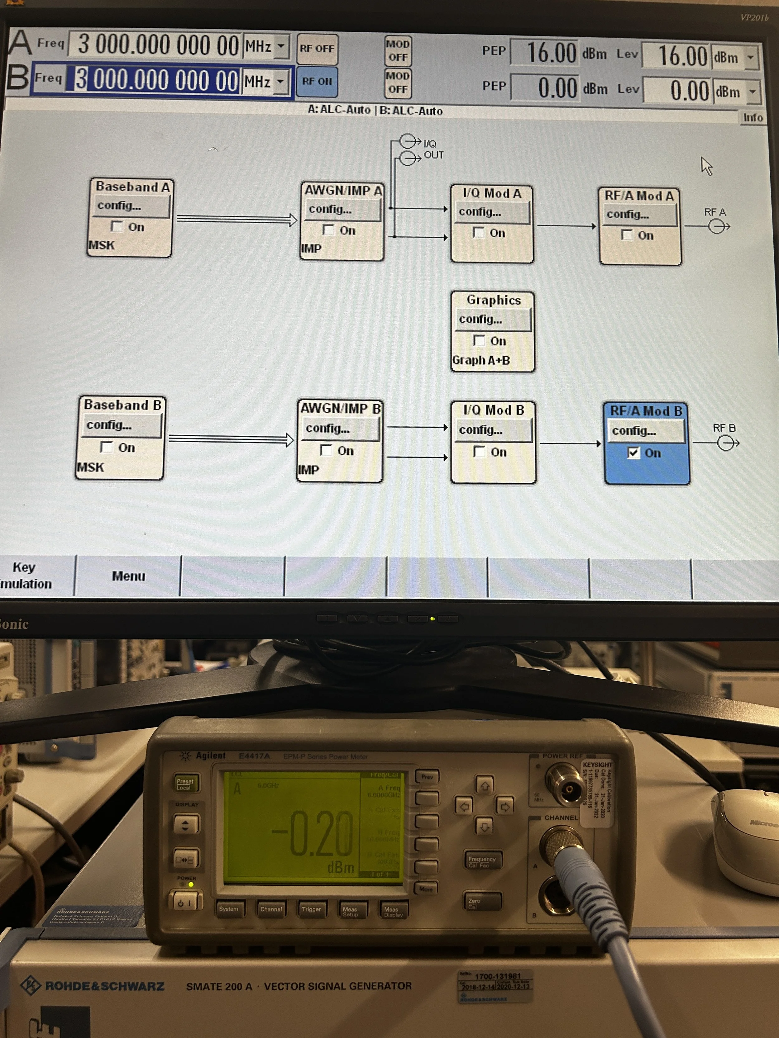 Rohde & Schwarz SMATE200A, Vector Signal Generator, 100kHz-6GHz, with many options #