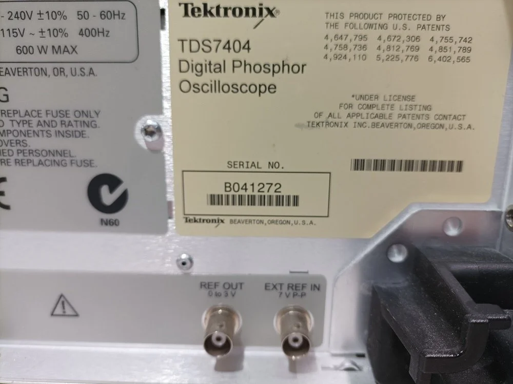 Tektronix TDS 7404, Digital Phosphor Oscilloscope, 4 GHz, 20 GSa/s #