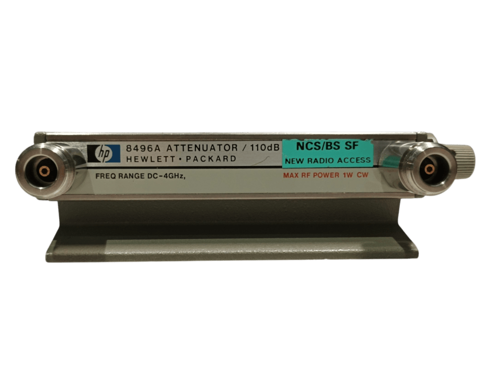 Hewlett Packard 8496A, Attenuator, DC - 4 GHz, 110 dB #