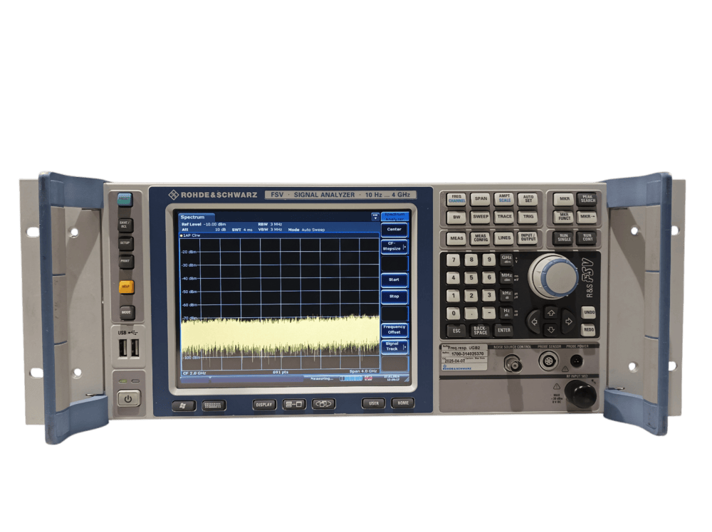 Rohde & Schwarz FSV4, Signal Analyzer, 10 Hz-4 GHz, OPT: B25, B29, K10, K72 #