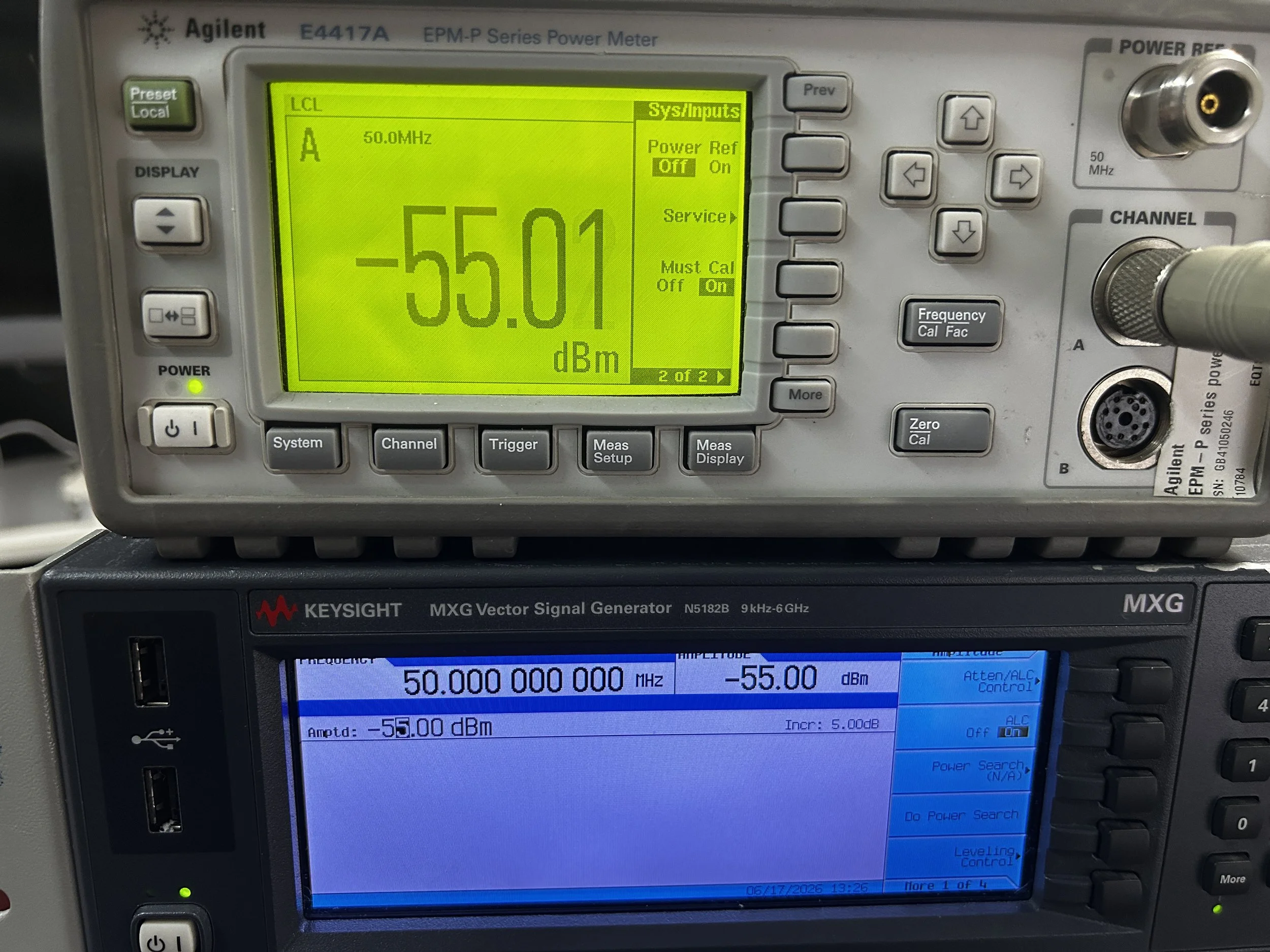 Agilent E9301A, Average Power Sensor, 10 MHz - 6 GHz, 20 dBm, N