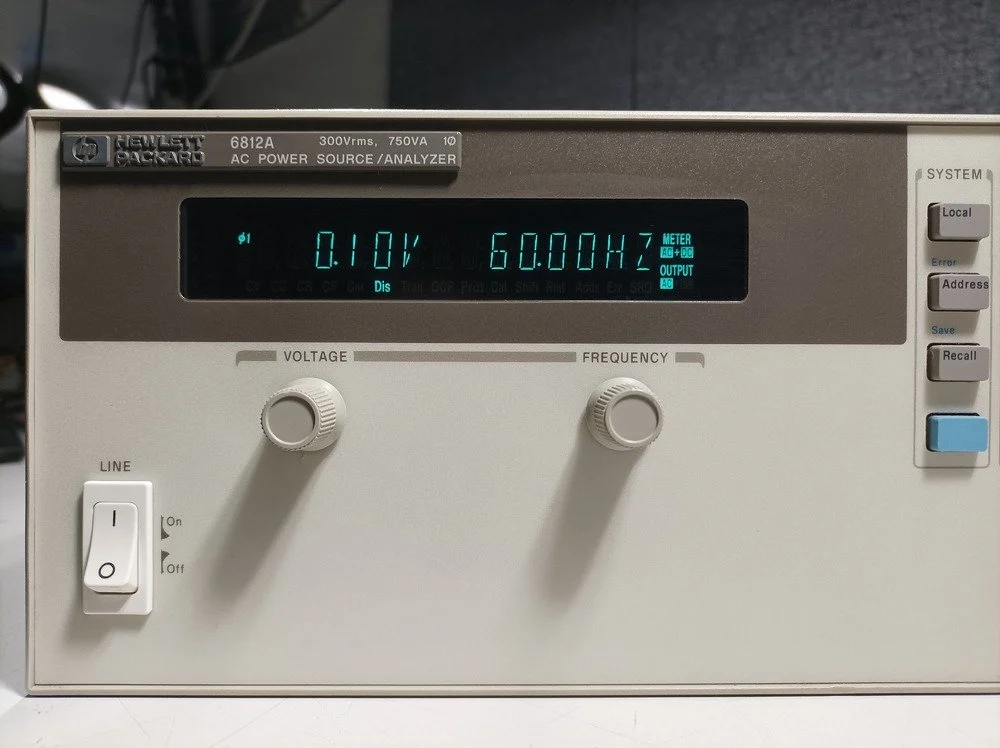 Hewlett Packard 6812A, AC Power Source / Analyzer, 750 VA