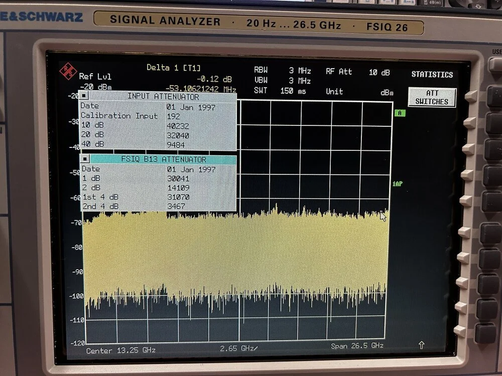 Rohde & Schwarz FSIQ26, Signal Analyzer, 20Hz-26.5GHz, Loaded with Options