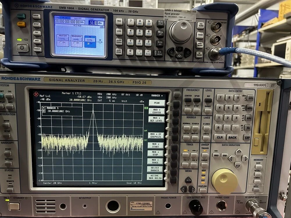 Rohde & Schwarz FSIQ26, Signal Analyzer, 20Hz-26.5GHz, Loaded with Options