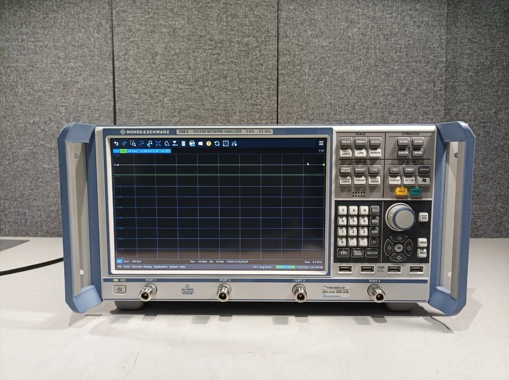 Rohde & Schwarz ZNB 8 Vector Network Analyzer 9kHz-8.5GHz