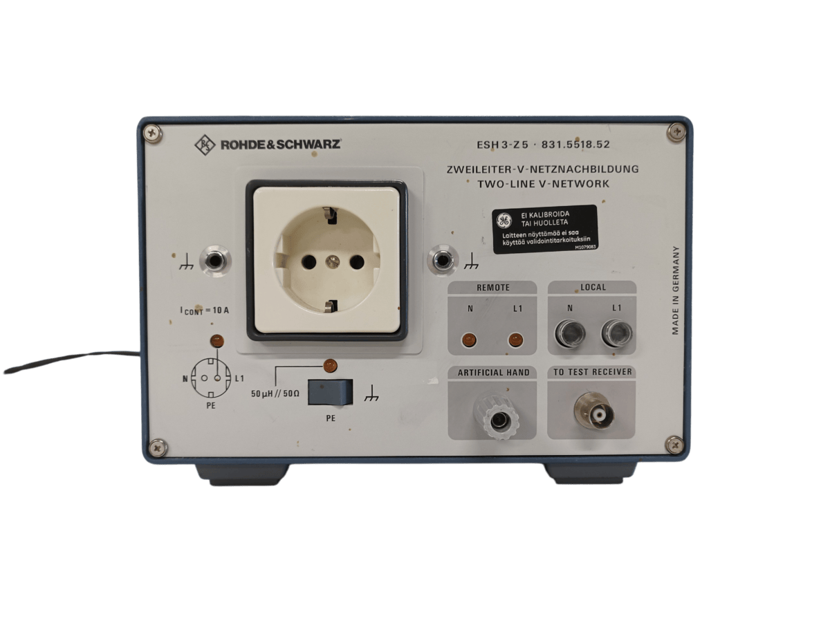 Rohde & Schwarz ESH 3-Z5, Two-Line V-Network, 50 Ohm