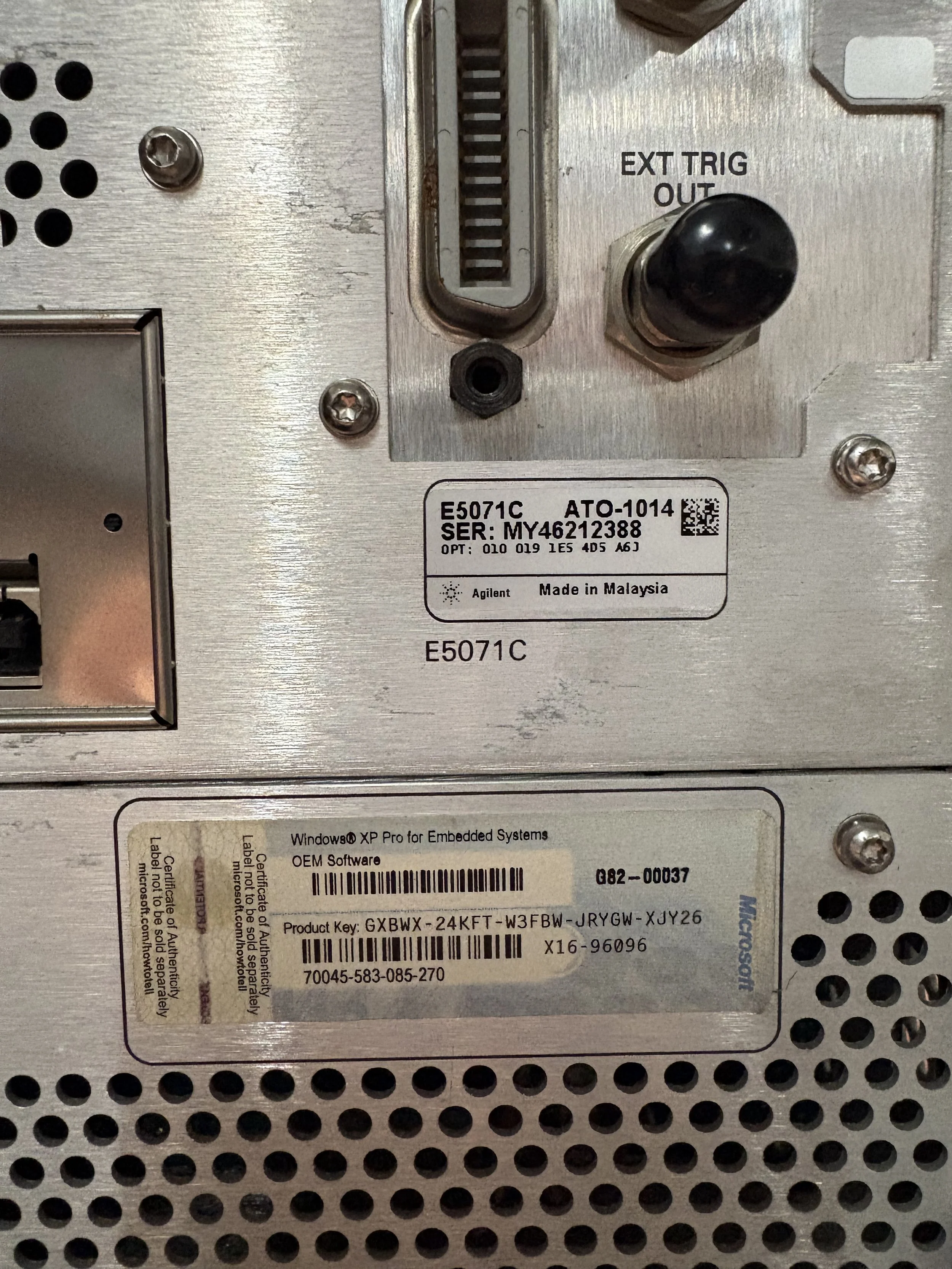 Keysight E5071C ENA Series Network Analyzer