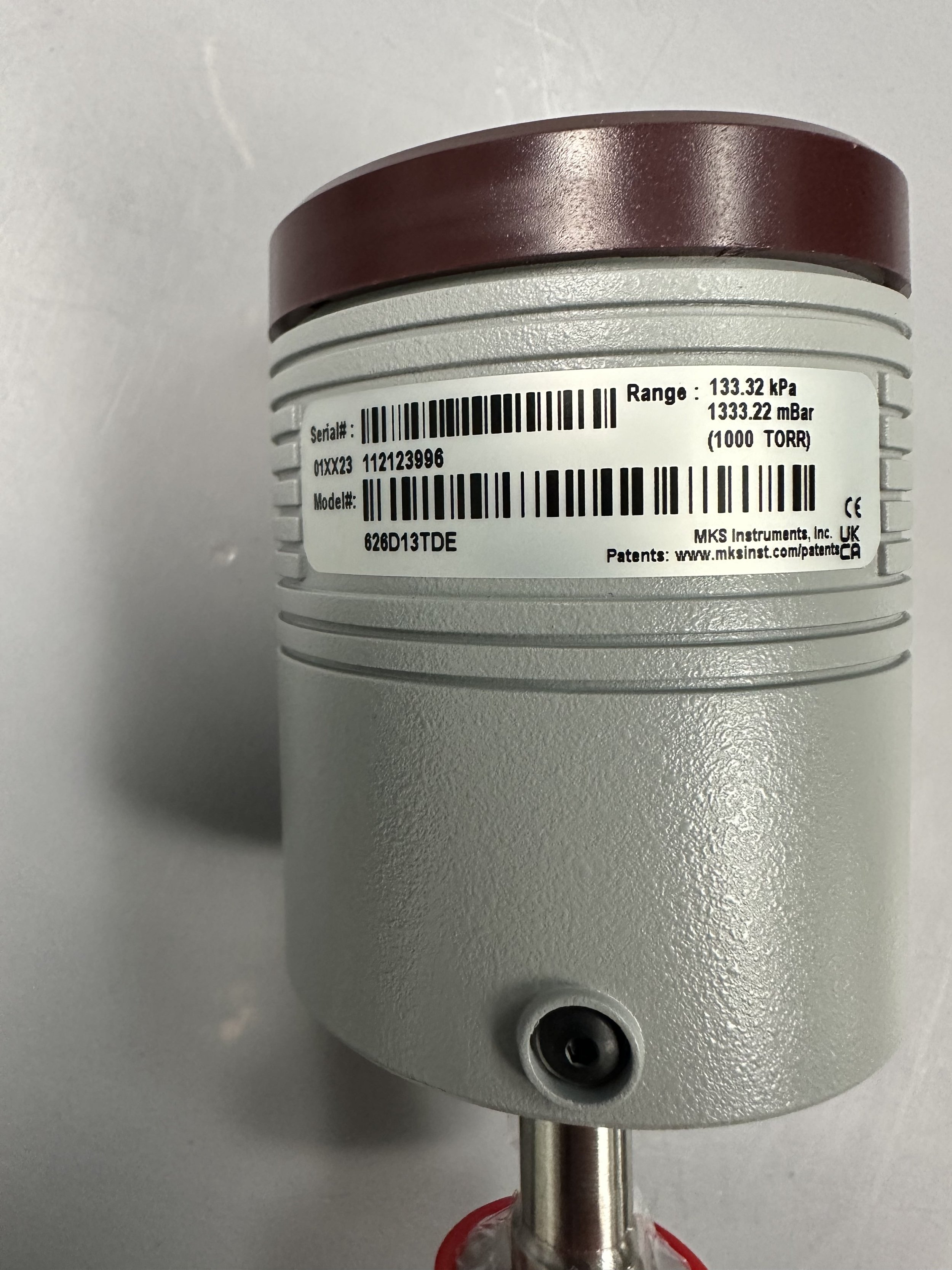 MKS 626D13TDE 1000 Torr, Vacuum Sensor *