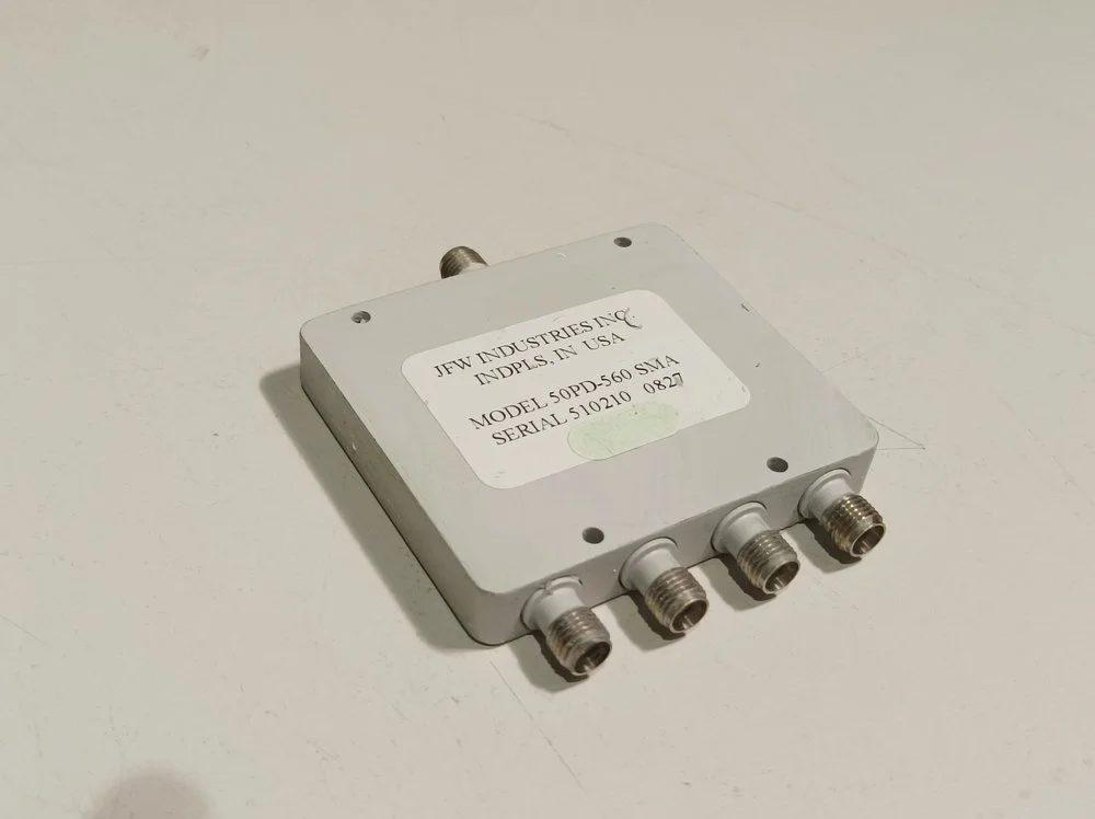 JFW 50PD-560 SMA, 4 WAY REACTIVE POWER DIVIDER/COMBINER