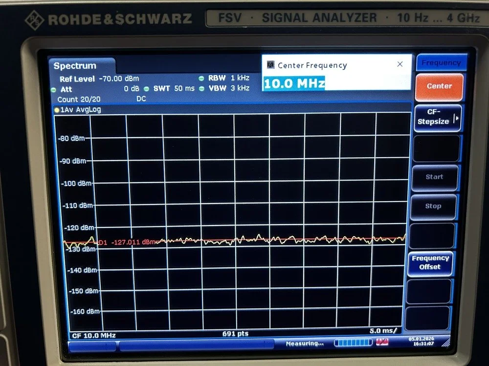 Rohde & Schwarz FSV4, Signal Analyzer, 10 Hz-4 GHz, OPT: B25, B29, K10, K72 #