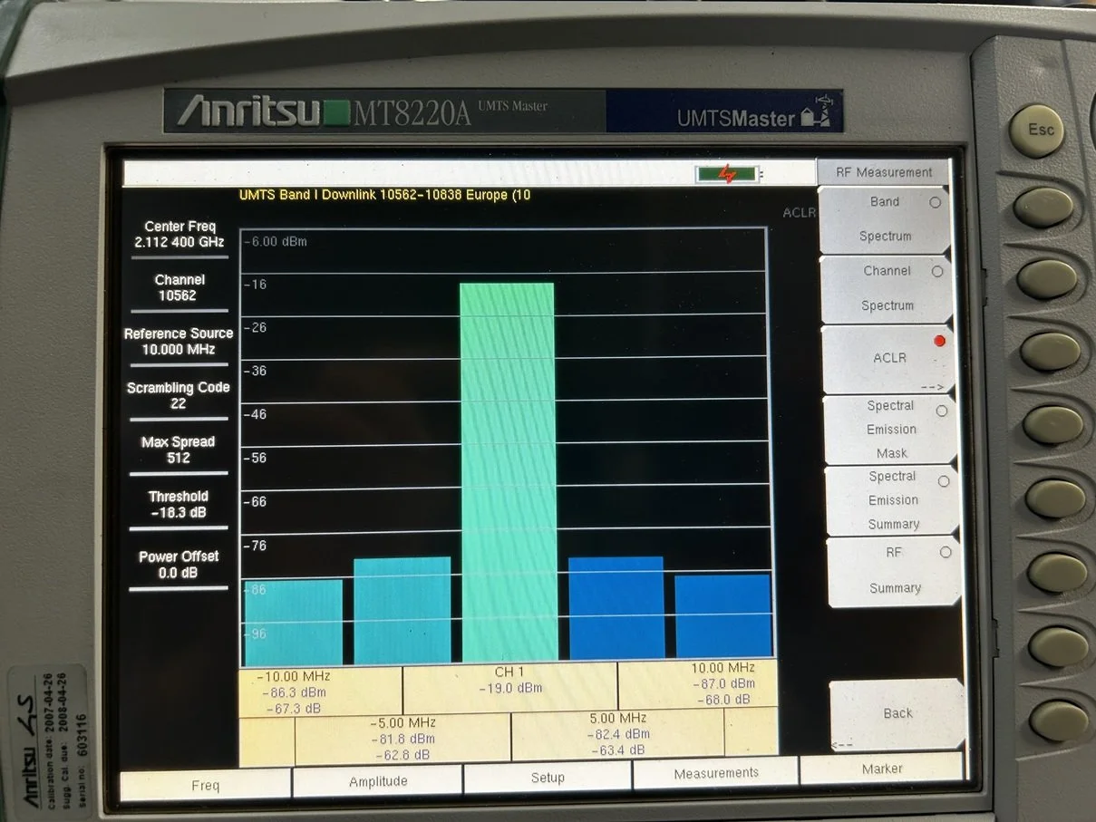 Anritsu MT8220A UMTS Master, Handheld Node B Analyzer #