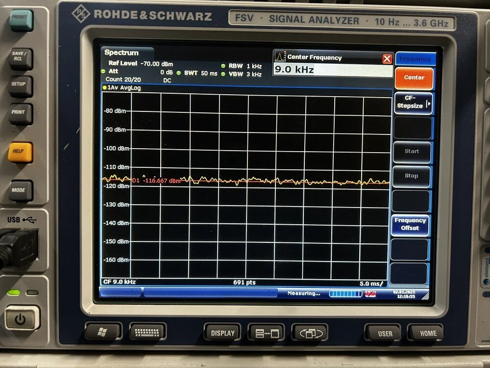 Rohde & Schwarz FSV3, Signal Analyzer, 10 Hz-3.6 GHz, OPT: B25, B29, K10, K72 #