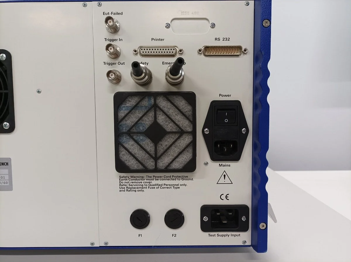Haefely PLINE1610, Voltage/interruption tester #