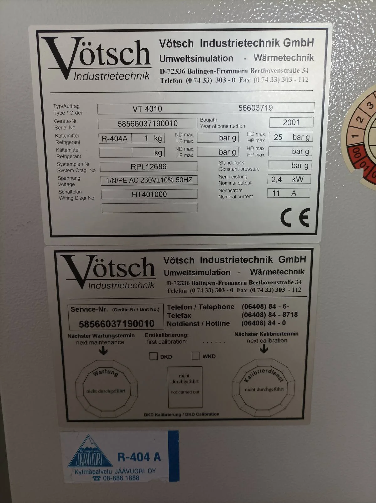 Vötsch VT 4010, Temperature Test Chamber, -40°C / +180°C #