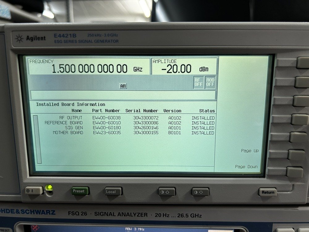 Agilent E4421B ESG Series Signal Generator, 250kHz-3.0GHz