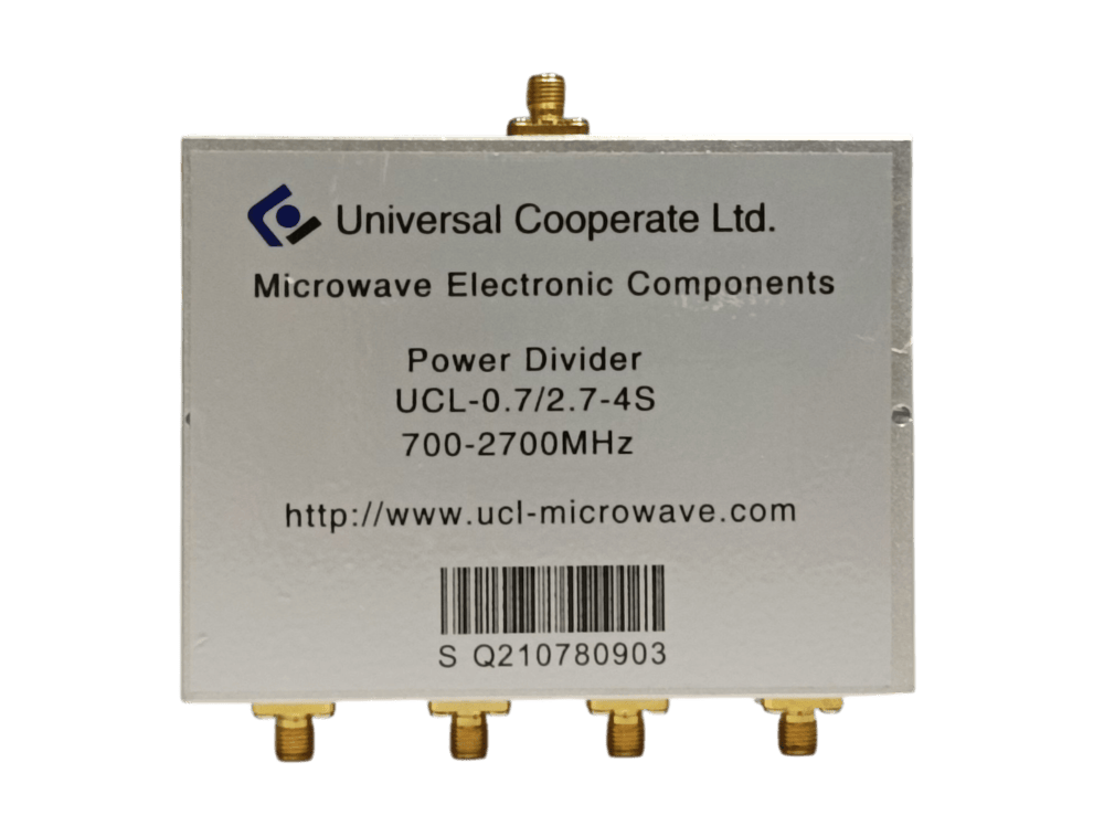 Universal, UCL-0.7/2.7-4S,  4-way Power Divider 700-2700 MHz