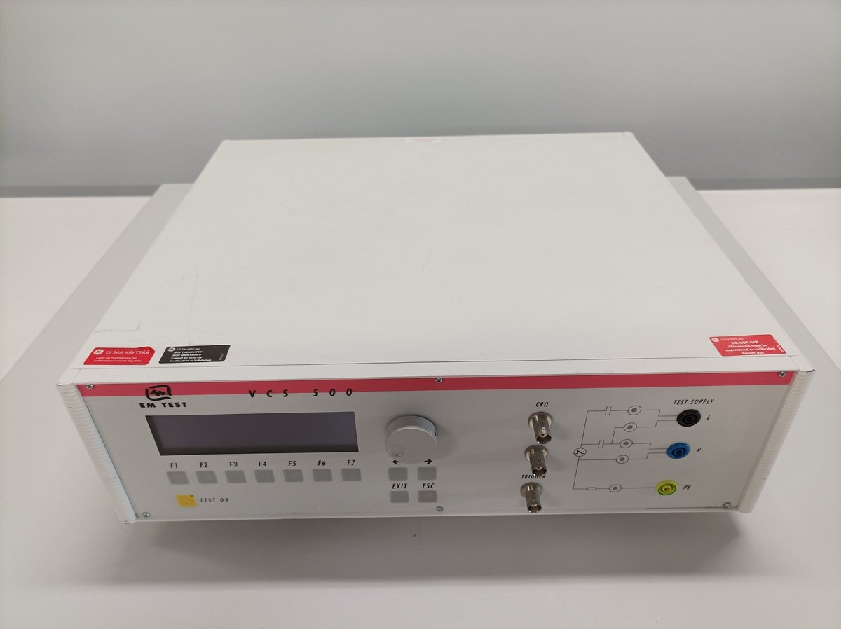 EM Test VCS 500, Surge Tester