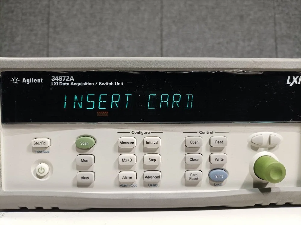 Agilent 34972A, LXI Data Acquisition/Switch Unit