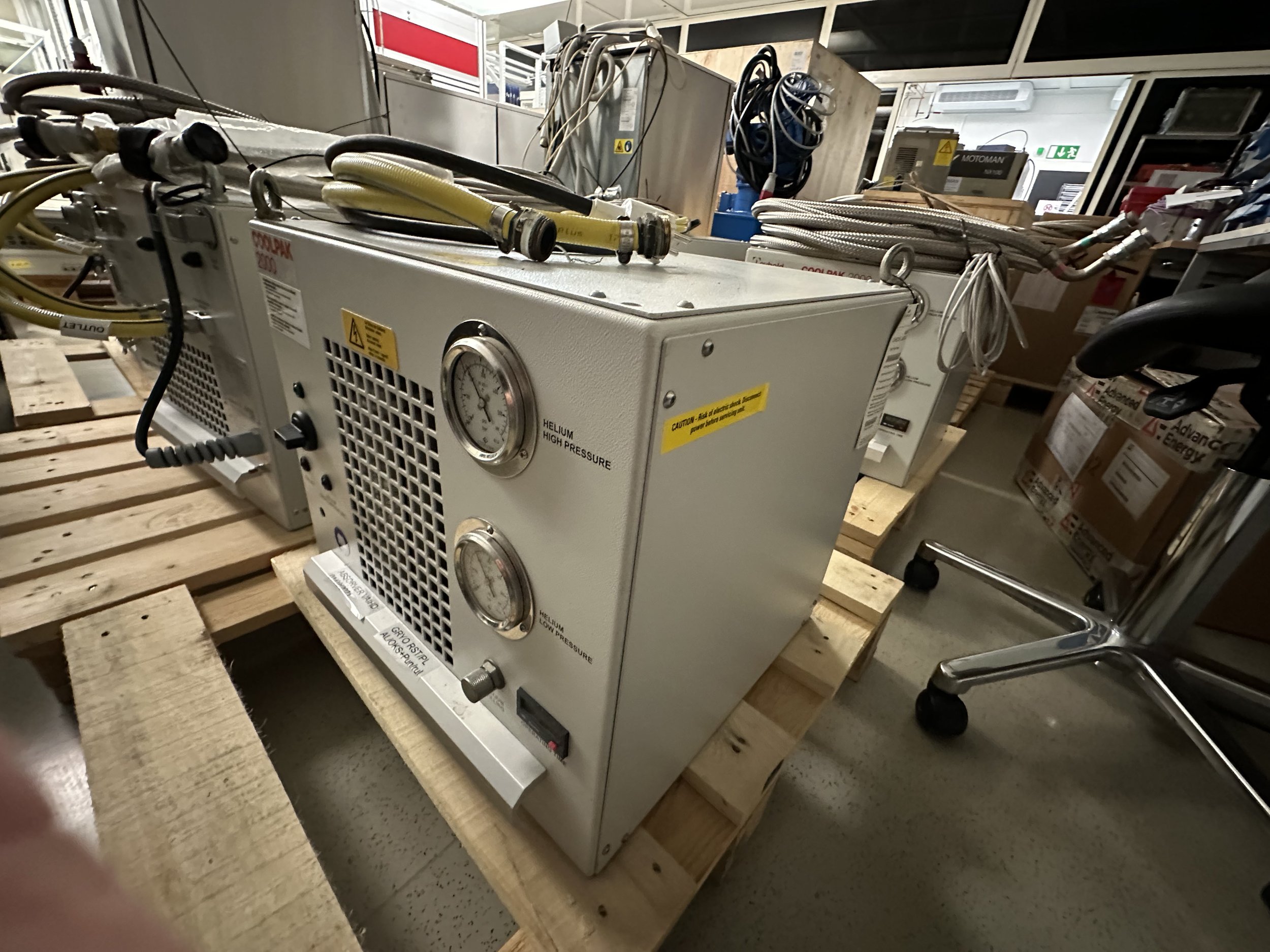 Leybold Coolpak 2000/2200, Cryo Compressor Unit *