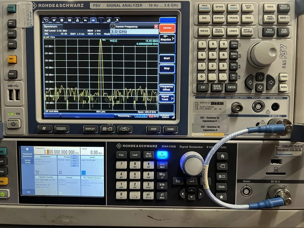 Rohde & Schwarz FSV3, Signal Analyzer, 10Hz-3.6GHz, OPT: B25, B29, K10, K72, 102511-Kj #