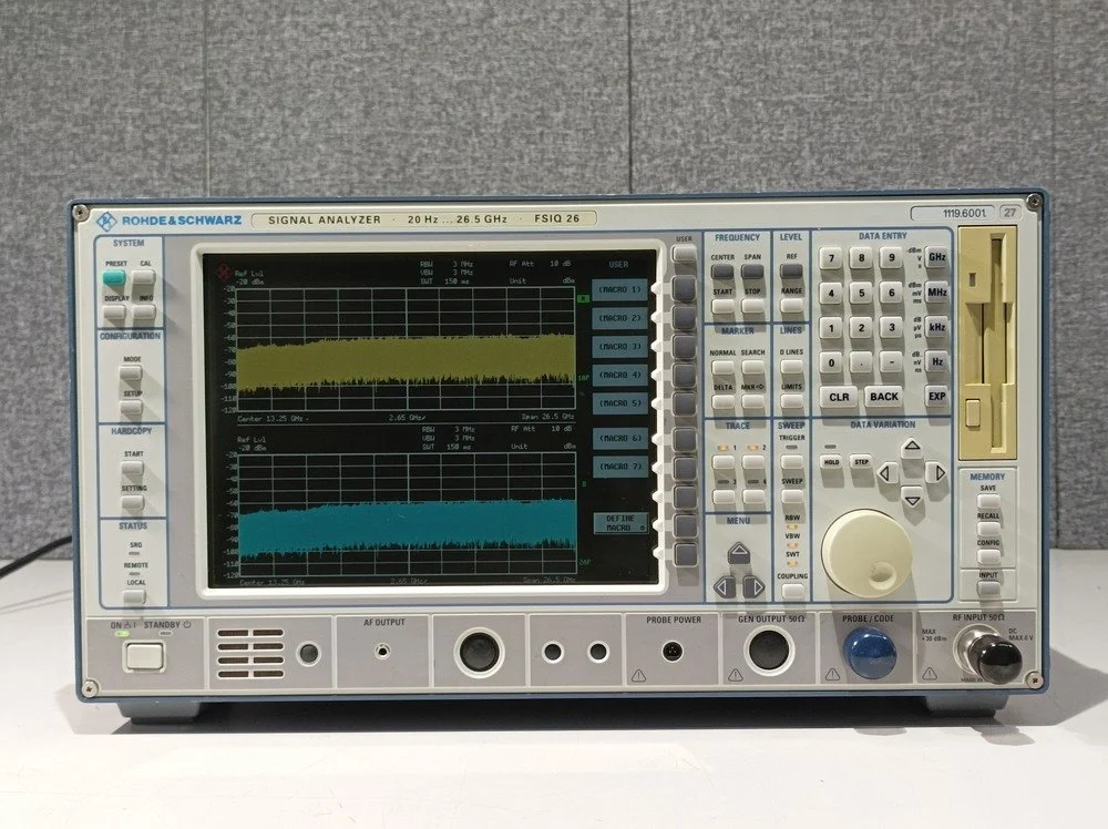 Rohde & Schwarz FSIQ26, Signal Analyzer, 20Hz-26.5GHz, Loaded with Options