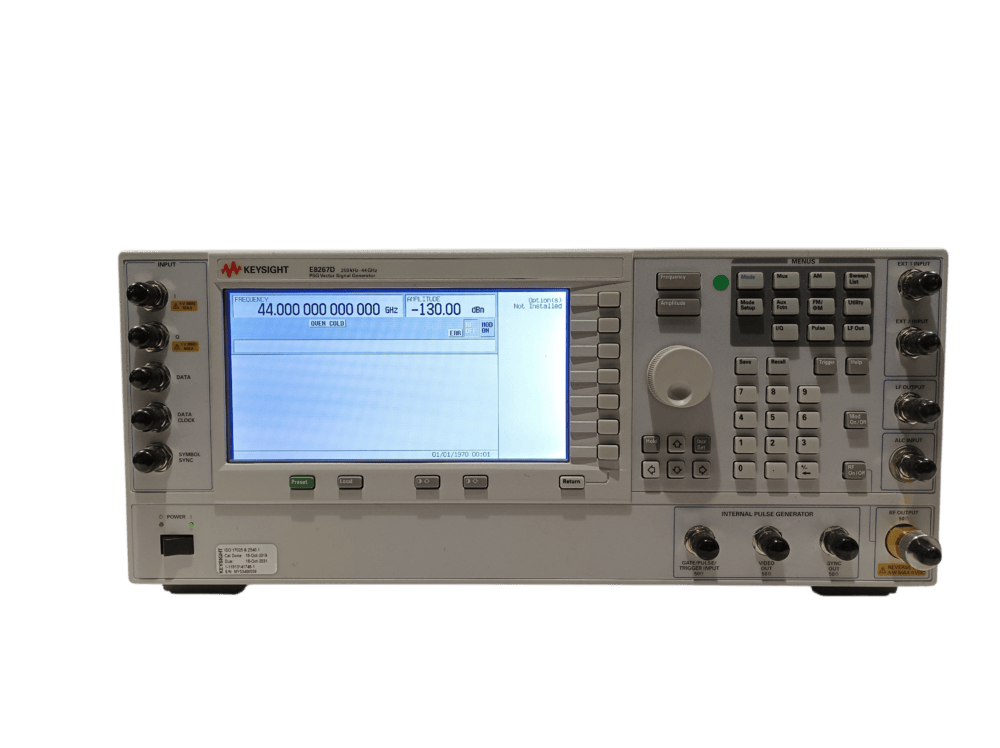Keysight E8267D, PSG Vector Signal Generator, 250kHz-44GHz, Loaded With Options #