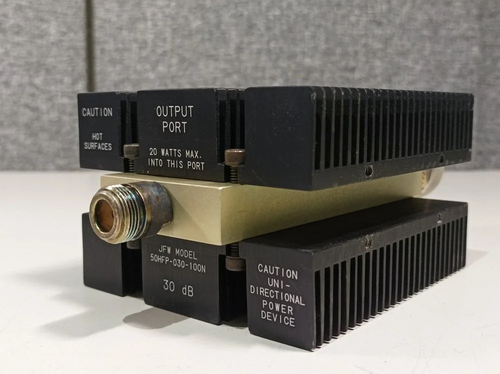 JFW 50HFP-030-100N, Attenuator, 30 dB, 100 W, 1 GHz #