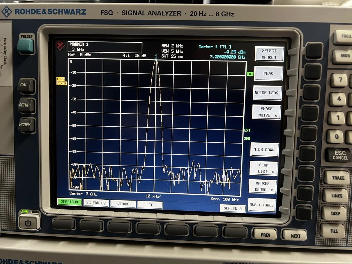 Rohde & Schwarz SMATE200A, Vector Signal Generator, 100kHz-6GHz, loaded with options #