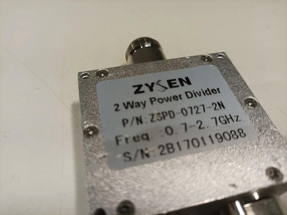 Zysen Power Divider ZSPD-0727-2N, 2 Way n(m), 0.7-2.7 GHz #