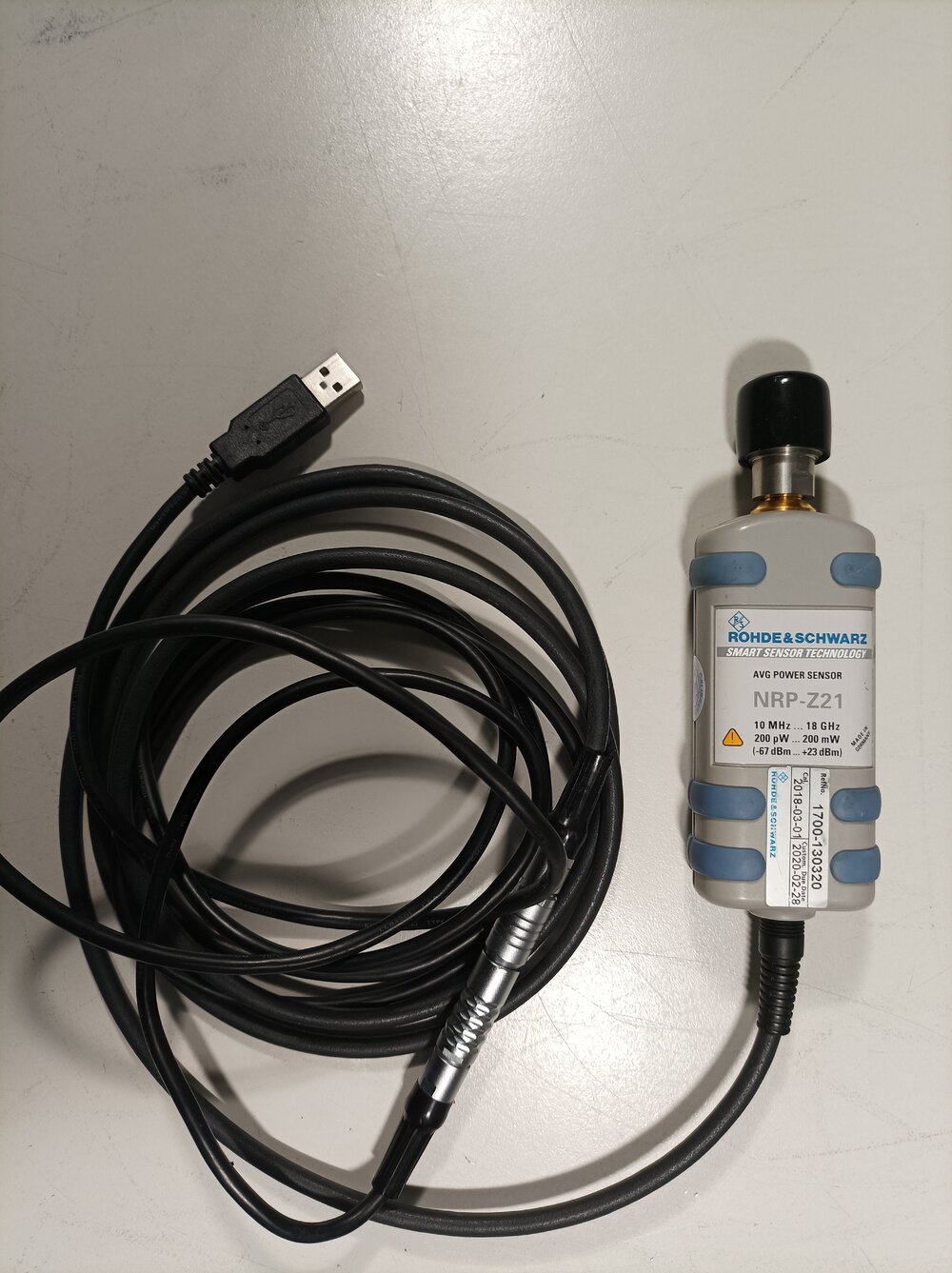 Rohde & Schwarz NRP-Z21, 10MHz-18GHz  sensor with NRP-Z4 USB adapter