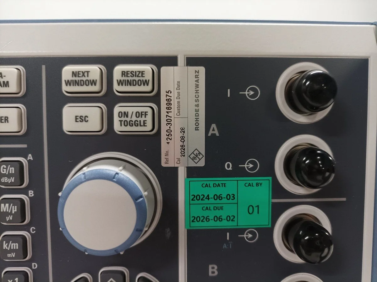 Rohde & Schwarz SMW200A, Vector Signal Generator, 2x6GHz OEM CAL 08/2026 #