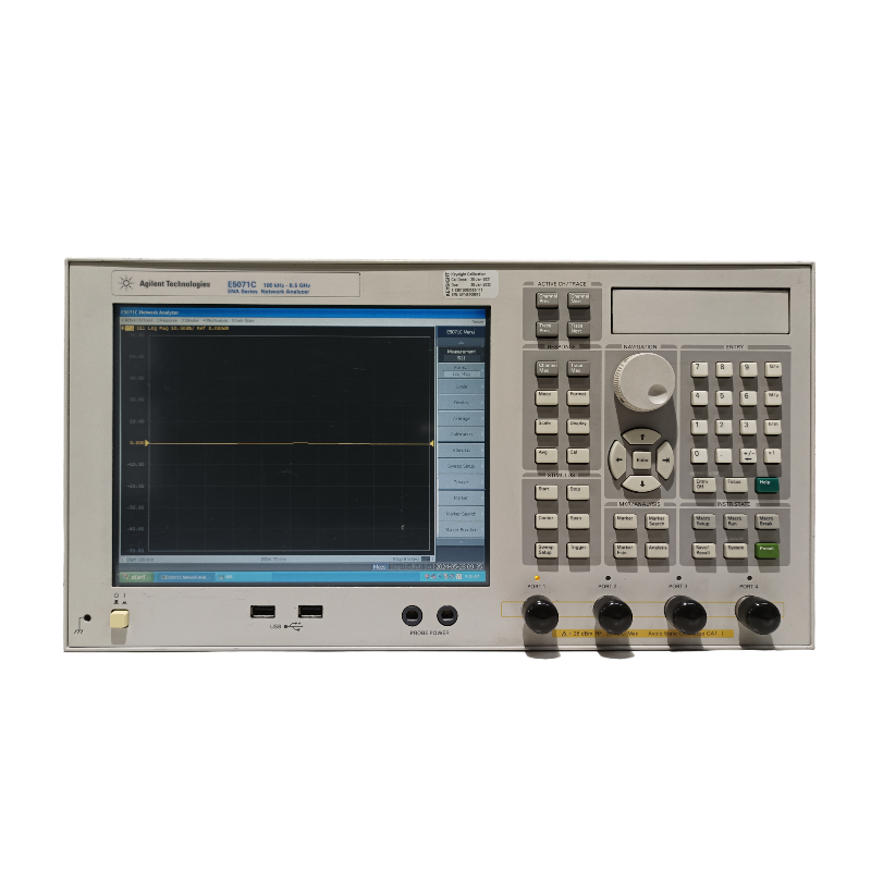 Agilent E5071C, ENA Series Network Analyzer, 300kHz-14GHz, OPT: 010 ,019 , 1E5, 4D5, A6J, Ser. MY46212388