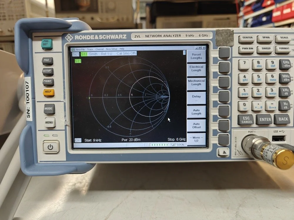 Rohde & Schwarz ZVL6, Vector Network Analyzer, 9 kHz - 6 GHz #