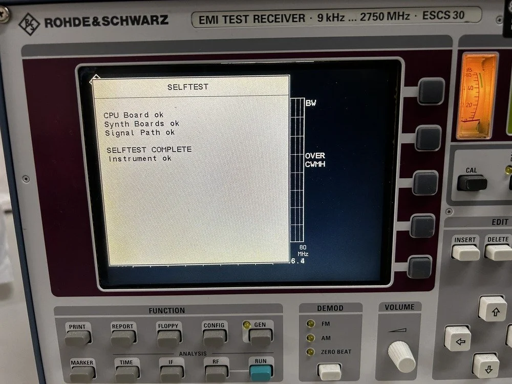 Rohde & Schwarz ESCS 30, EMI Test receiver 9kHZ-2750MHz #
