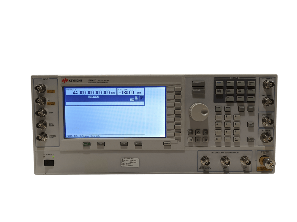 Keysight E8267D, PSG Vector Signal Generator, 250kHz-44GHz, Loaded With Options #