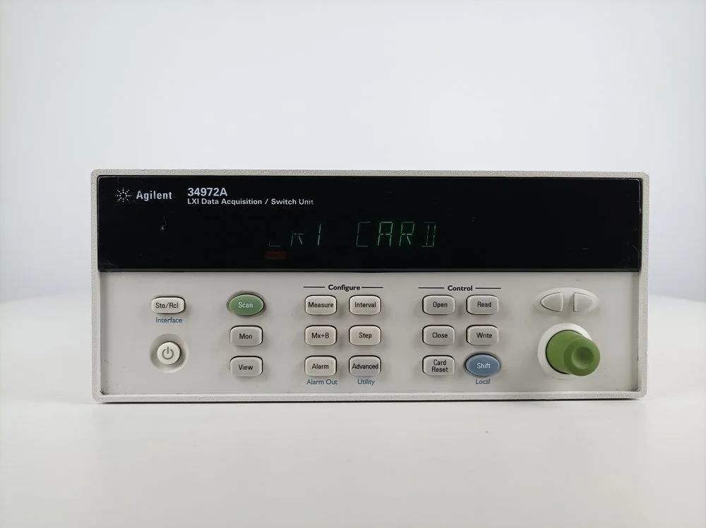 Agilent 34972A, LXI Data Acquisition/Switch Unit, SN: MY49016157 #