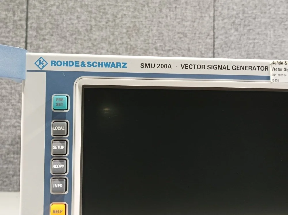 Rohde & Schwarz SMU200A, Vector Signal Generator, 100kHz-3GHz, Loaded with Options
