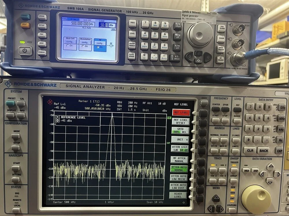 Rohde & Schwarz FSIQ26, Signal Analyzer, 20Hz-26.5GHz, Loaded with Options