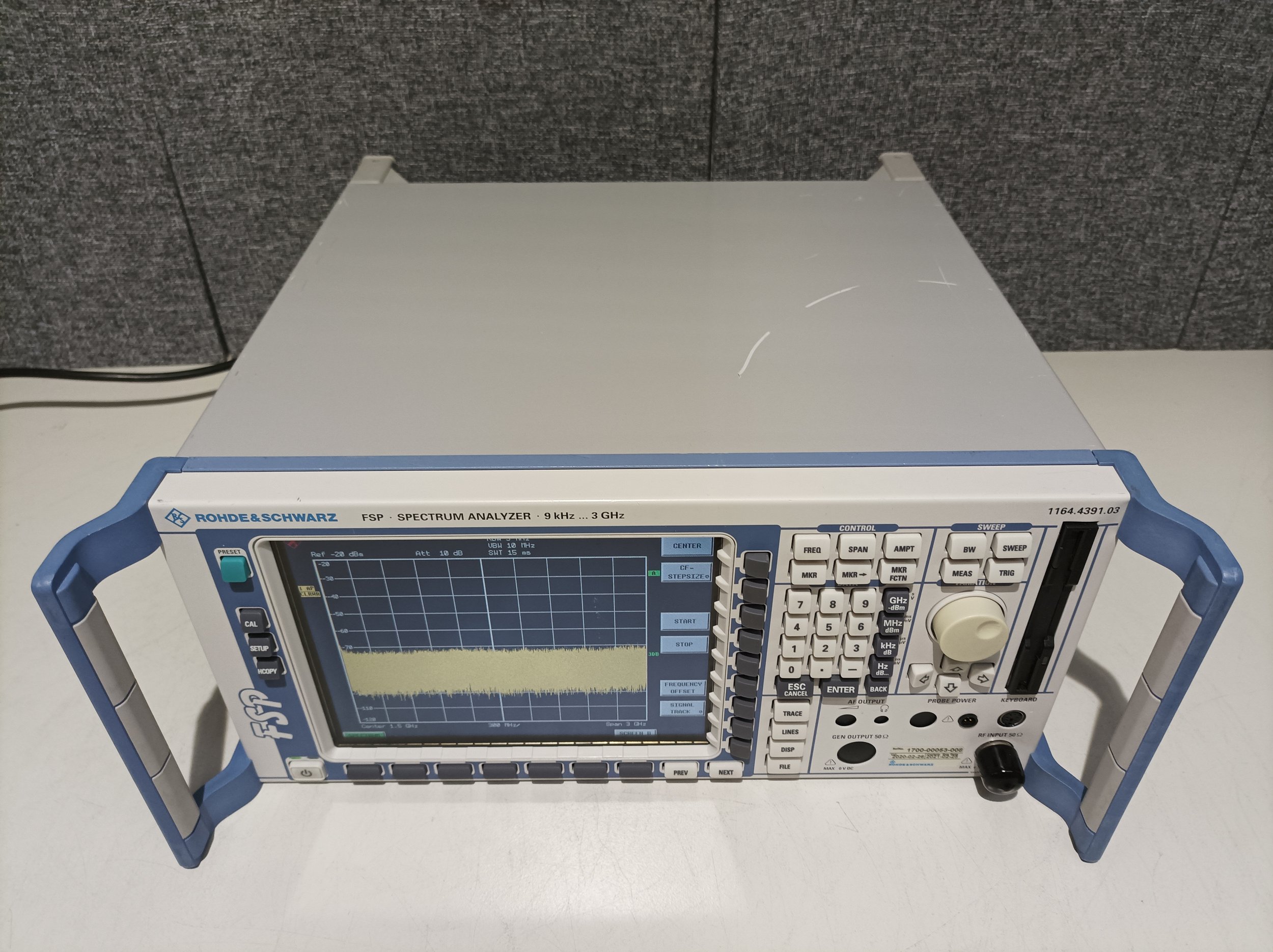Rohde & Schwarz FSP 3 Spectrum Analyzer, 9kHz-3GHz, Ser. 101056 #