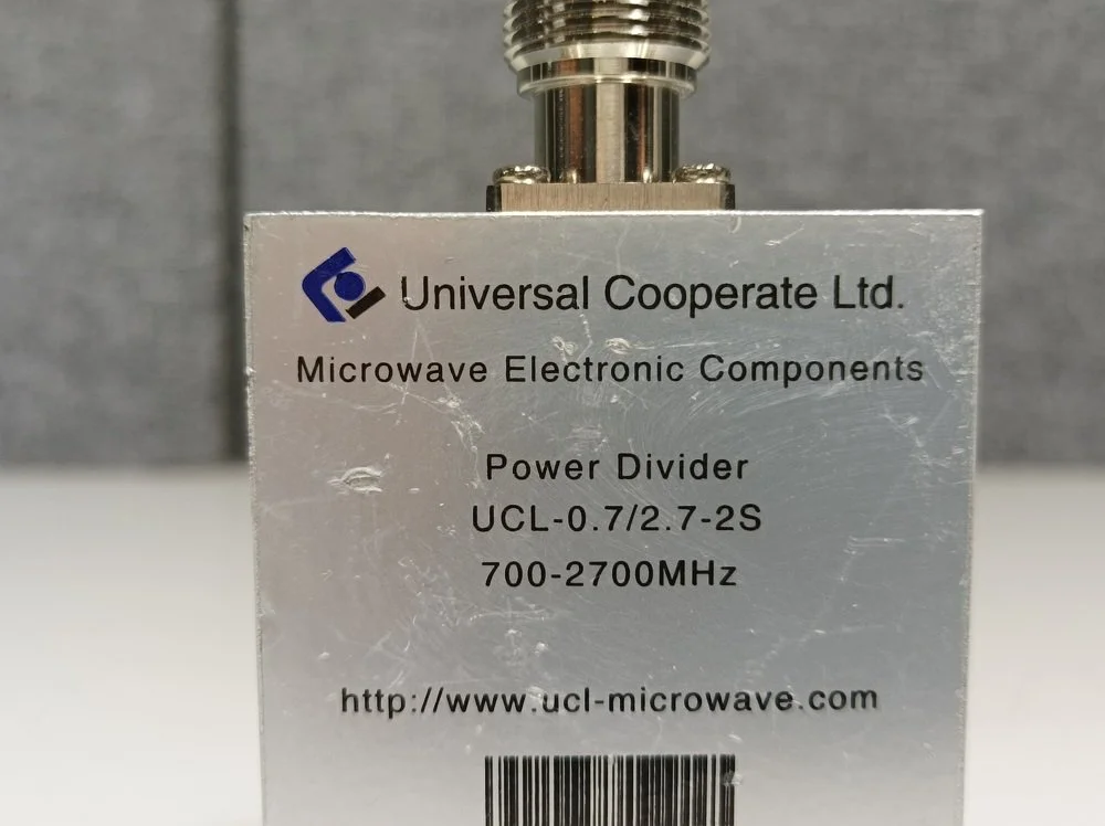 Universal Cooperate Ltd, UCL-0.7/2.7-2S,  2 way Power Divider 700-2700 MHz #