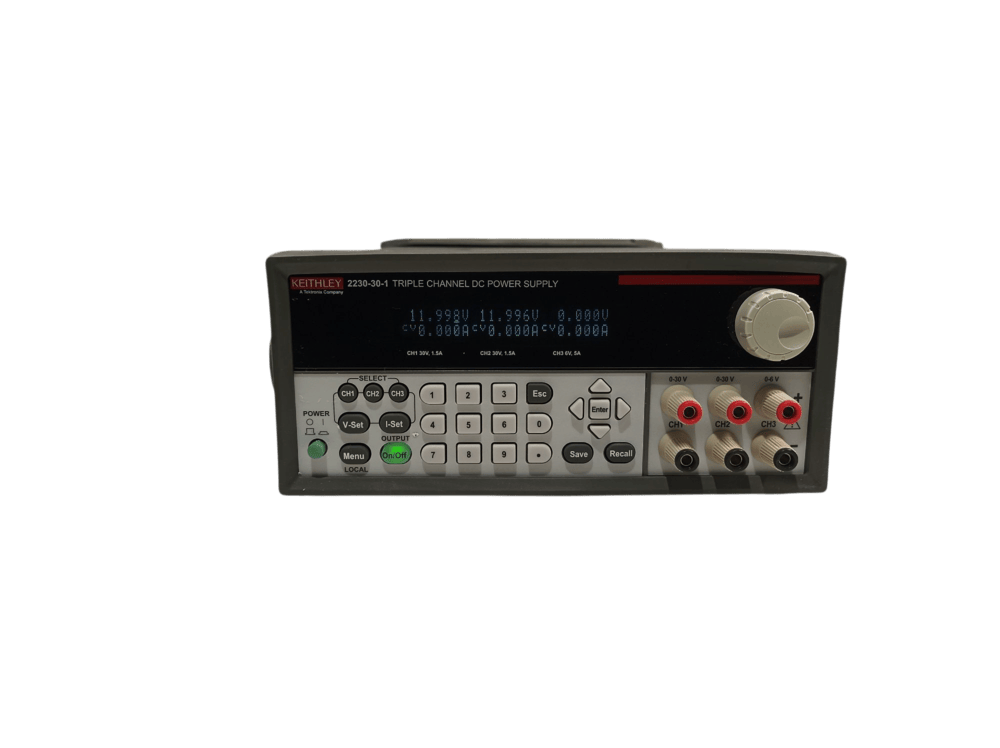 Keithley 2230-30-1, Triple Channel DC Power Supply, 30V/6V, 1.5A/5A, 120W #