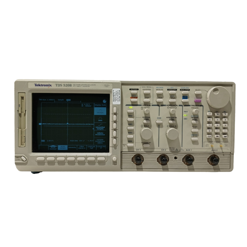 Tektronix TDS520B, Digitizing Oscilloscope, 2-Channel, 500 MHz, 1 GS/s #