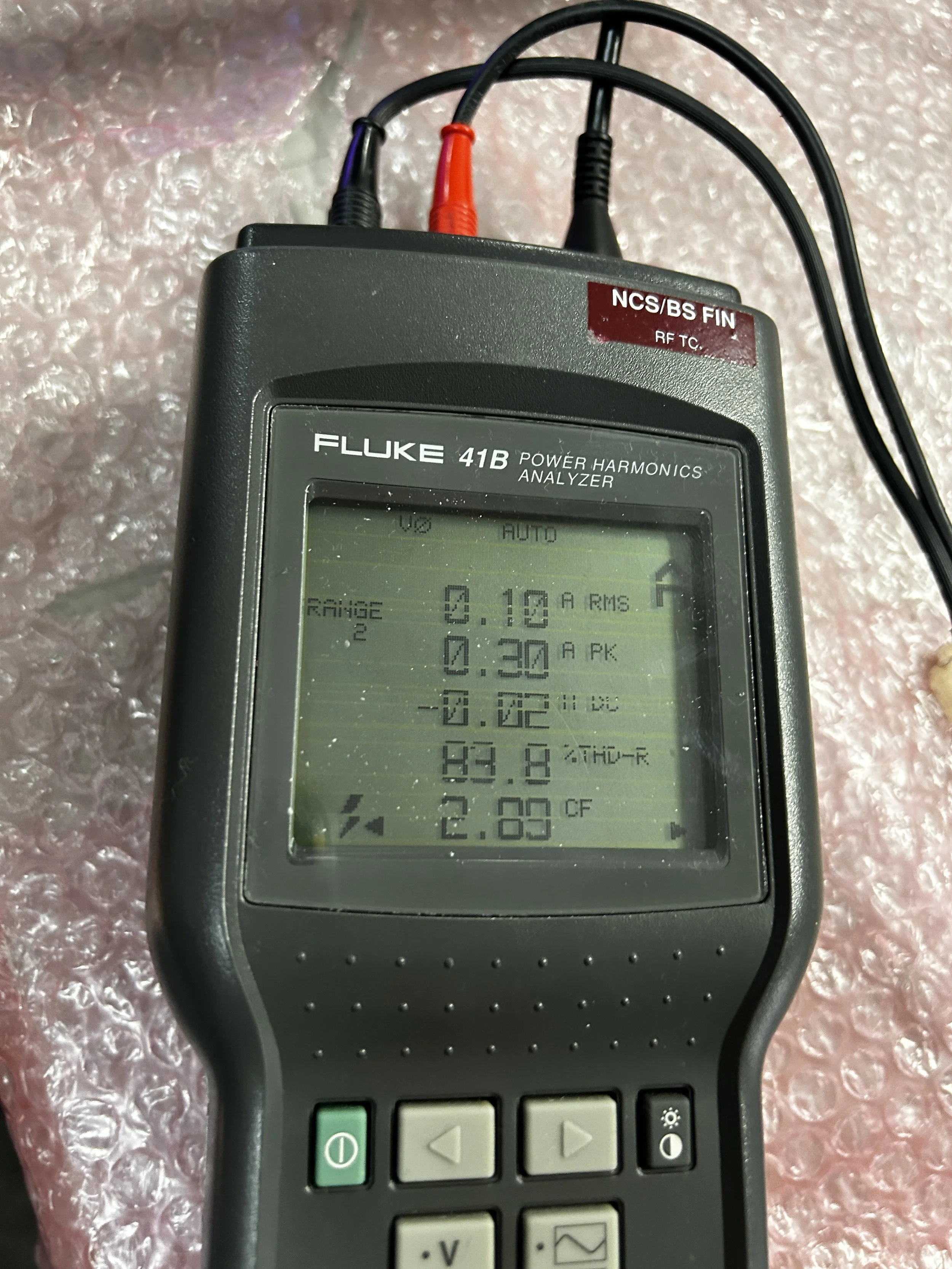 Fluke 41B, Power Harmonics Analyzer #