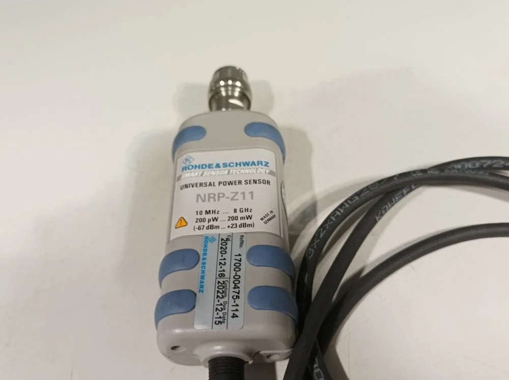 Rohde & Schwarz NRP-Z11, RF Power Sensor, 10 MHz-8 GHz, 200 pW to 200 mW #