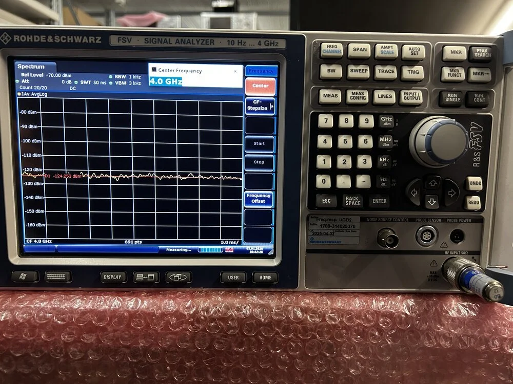 Rohde & Schwarz FSV4, Signal Analyzer, 10 Hz-4 GHz, OPT: B25, B29, K10, K72 #