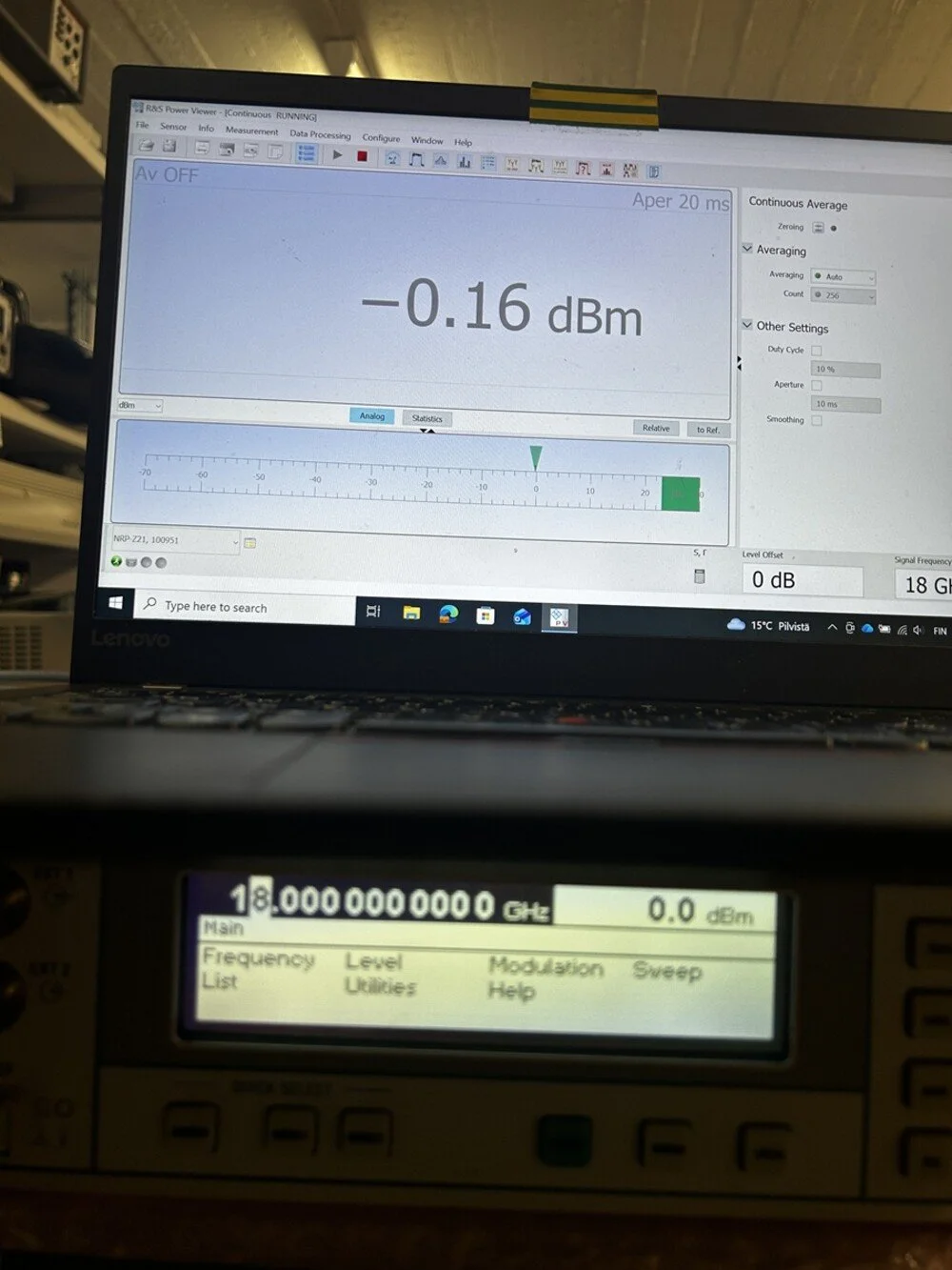 Rohde & Schwarz NRP-Z21, 10MHz-18GHz  sensor with NRP-Z4 USB adapter
