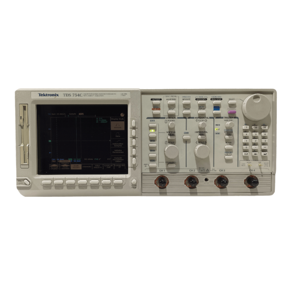 Tektronix TDS754C, Digitizing Oscilloscope, 500 MHz, 2 GS/s #