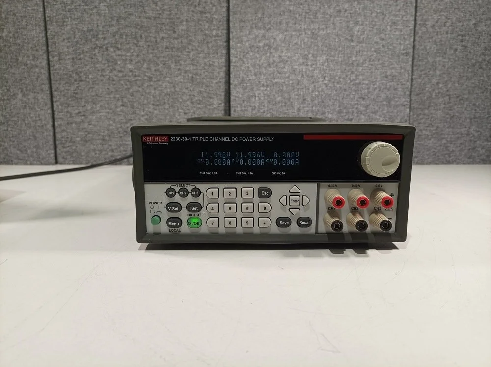 Keithley 2230-30-1, Triple Channel DC Power Supply, 30V/6V, 1.5A/5A, 120W #