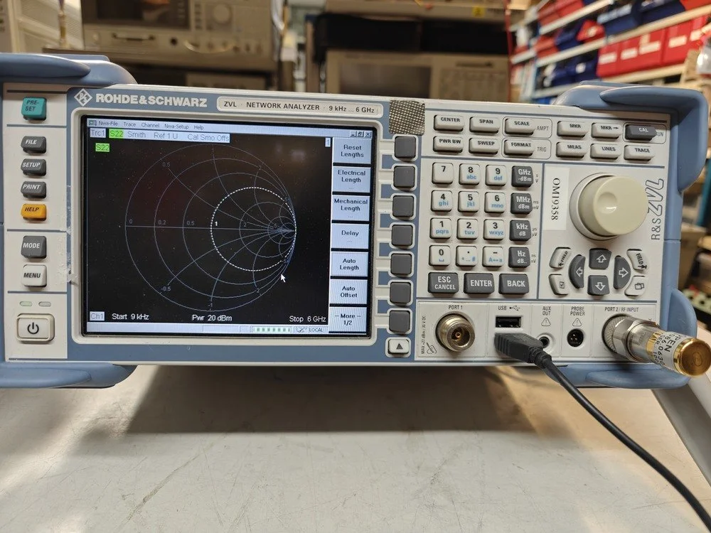 Rohde & Schwarz ZVL6, Vector Network Analyzer, 9 kHz - 6 GHz #