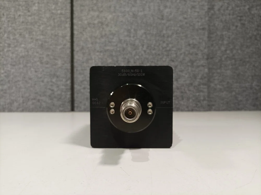 Huber + Suhner 5930_N-50-1, Attenuator, 6 GHz, 100 W, 30 dB #